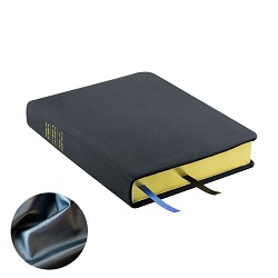 Pearlized Gunmetal LDS Bible | Leather Bible, Custom Name, Ribbon